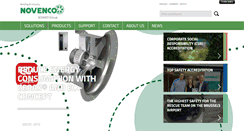 Desktop Screenshot of novenco-building.com